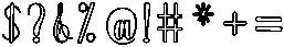 Wonder Outline Bold 4 Regular otf (700) Font OTHER CHARS