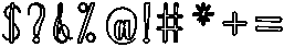 Wonder Outline Bold 6 Regular otf (700) Font OTHER CHARS