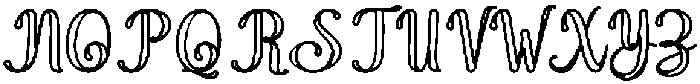 Wonder Outline Bold 6 Regular otf (700) Font UPPERCASE