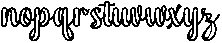 Wonder Outline Bold 6 Regular otf (700) Font LOWERCASE