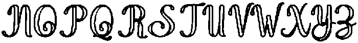 Wonder Outline Bold 8 Regular otf (700) Font UPPERCASE