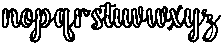 Wonder Outline Bold 8 Regular otf (700) Font LOWERCASE