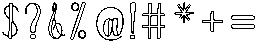 Wonder Outline Bold Regular otf (700) Font OTHER CHARS