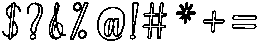 Wonder Outline Bold Slant 4 Regular otf (700) Font OTHER CHARS