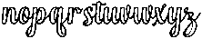Wonder Outline Bold Slant 4 Regular otf (700) Font LOWERCASE