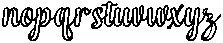 Wonder Outline Bold Slant 6 Regular otf (700) Font LOWERCASE