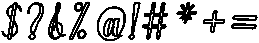 Wonder Outline Bold Slant 8 Regular otf (700) Font OTHER CHARS