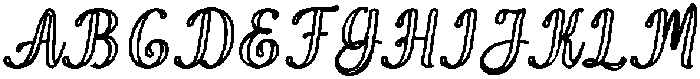 Wonder Outline Bold Slant 8 Regular otf (700) Font