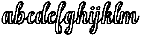 Wonder Outline Bold Slant 8 Regular otf (700) FONT