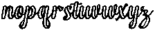 Wonder Outline Bold Slant 8 Regular otf (700) Font LOWERCASE