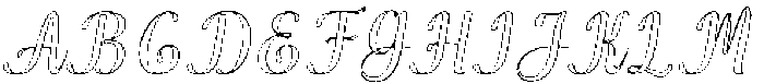 Wonder Outline Slant 10 Regular otf (400) Font