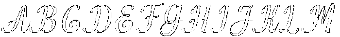 Wonder Outline Slant 12 Regular otf (400) Font