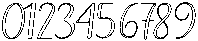 Wonder Outline Slant 6 Regular otf (400) Font OTHER CHARS