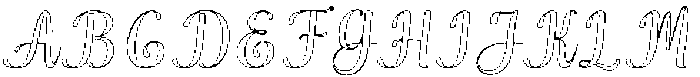 Wonder Outline Slant 6 Regular otf (400) Font