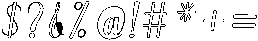 Wonder Outline Slant 8 Regular otf (400) Font OTHER CHARS