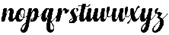 Wonder Slant 10 Regular otf (400) Font LOWERCASE