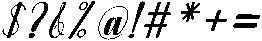 Wonder Slant 18 Regular otf (400) Font OTHER CHARS