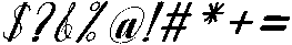 Wonder Slant 22 Regular otf (400) Font OTHER CHARS