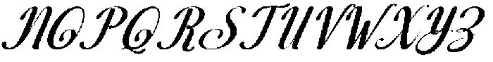 Wonder Slant 24 Regular otf (400) Font UPPERCASE