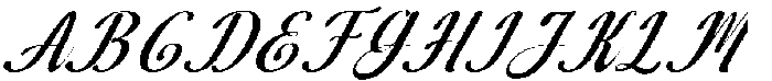 Wonder Slant 30 Regular otf (400) Font UPPERCASE