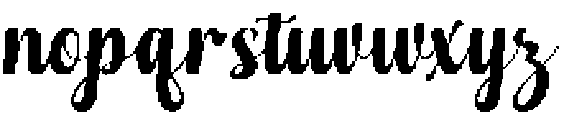 Wonder Slant 4 Regular otf (400) Font LOWERCASE