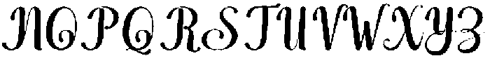 Wonder Slant Regular otf (400) Font UPPERCASE