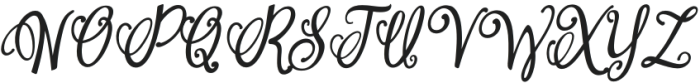 Wonder Smile Italic otf (400) Font UPPERCASE