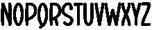 Wonder Winter Regular otf (400) Font LOWERCASE
