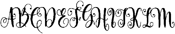 Wonderful Christmas otf (400) Font UPPERCASE