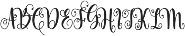 Wonderful Christmas otf (400) Font UPPERCASE