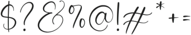 Wonderful Cookies otf (400) Font OTHER CHARS