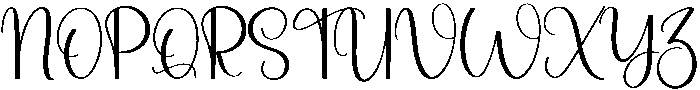 Wonderful Handmade Regular otf (400) Font UPPERCASE