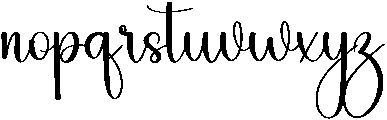 Wonderful Handmade Regular otf (400) Font LOWERCASE