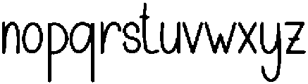 Wonderful Handmade Regular otf (400) Font LOWERCASE