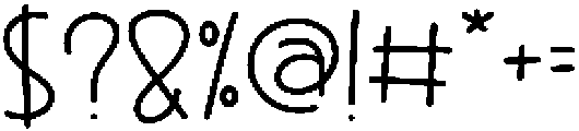Wonderful Handmade otf (400) Font OTHER CHARS
