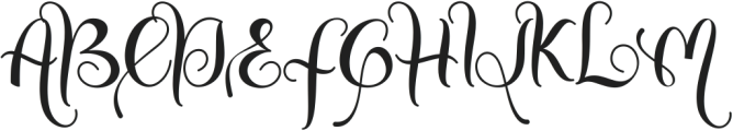 Wonderful Marytha ttf (400) Font UPPERCASE