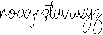 Wonderful Rainbow Regular otf (400) Font LOWERCASE