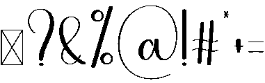 Wonderful Regular otf (400) Font OTHER CHARS