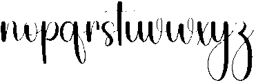Wonderful Regular otf (400) Font LOWERCASE
