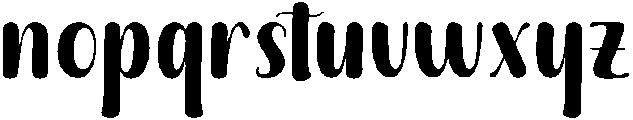 Wonderful Regular otf (400) Font LOWERCASE