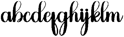 Wonderful Regular otf (400) Font LOWERCASE