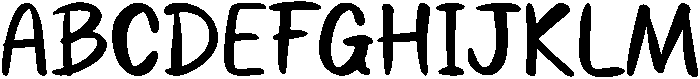 Wonderful Regular otf (400) Font UPPERCASE