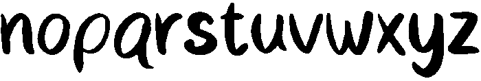 Wonderful Regular otf (400) Font LOWERCASE