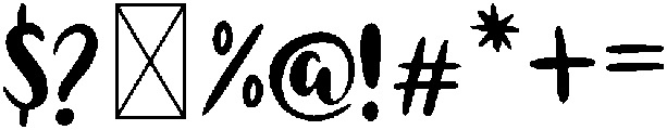Wonderful Regular otf (400) Font OTHER CHARS