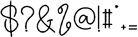 Wonderful September Regular otf (400) Font OTHER CHARS