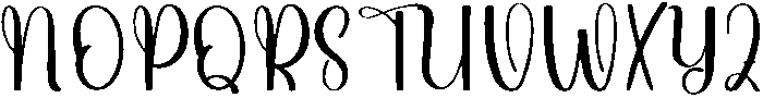 Wonderful Signature Regular otf (400) Font UPPERCASE