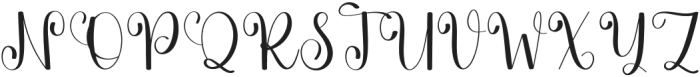 Wonderful Signature Regular otf (400) Font UPPERCASE
