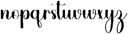 Wonderful Valentine Regular otf (400) Font LOWERCASE