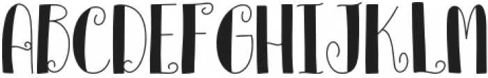 Wonderful and Wicked Font Regular otf (400) Font LOWERCASE