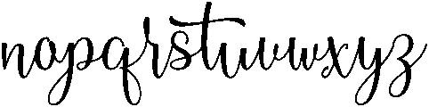 Wonderful otf (400) Font LOWERCASE